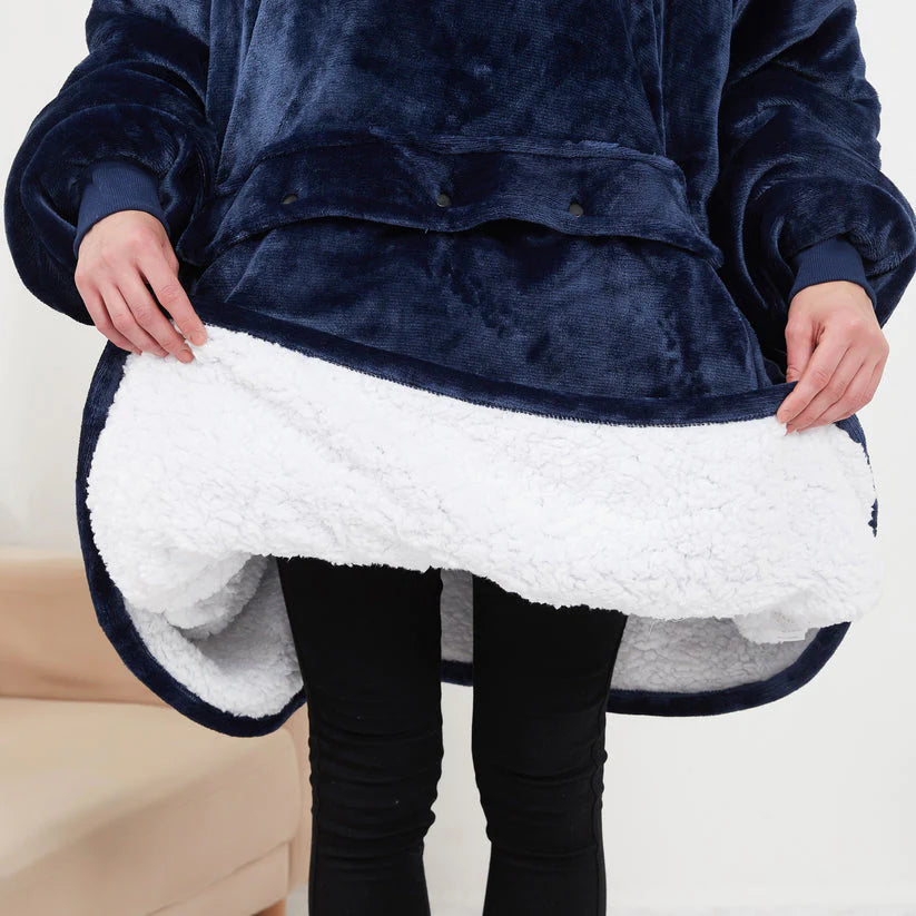 WarmWear Heated Hoodie Blanket